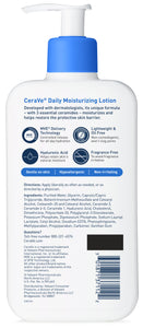 CeraVe Daily Moisturizing Lotion for Normal to Dry Skin, 12 oz