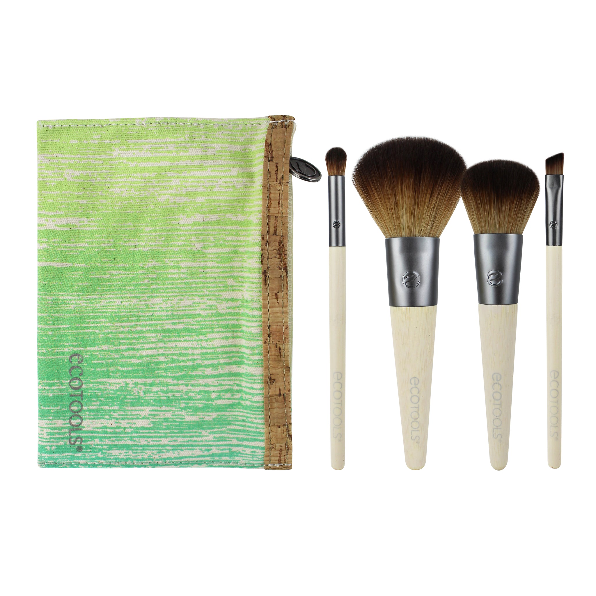 EcoTools Bamboo Makeup Brush 5-Piece Travel Collection Set