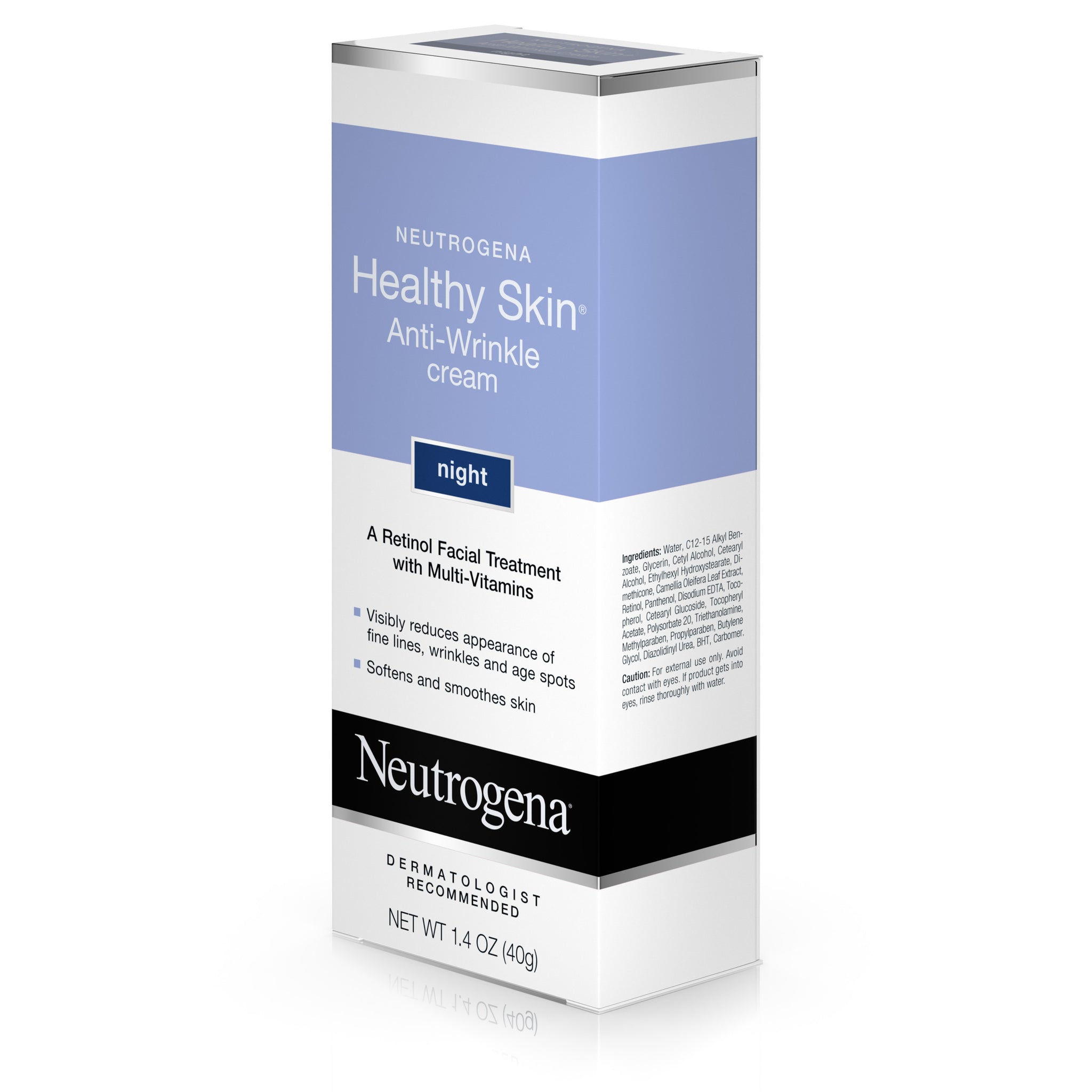 Neutrogena Healthy Skin Anti-Wrinkle Retinol Night Cream, 1.4 oz