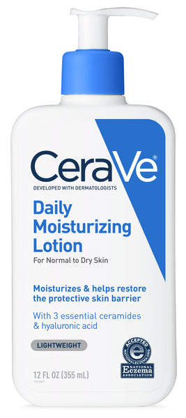 CeraVe Daily Moisturizing Lotion for Normal to Dry Skin, 12 oz